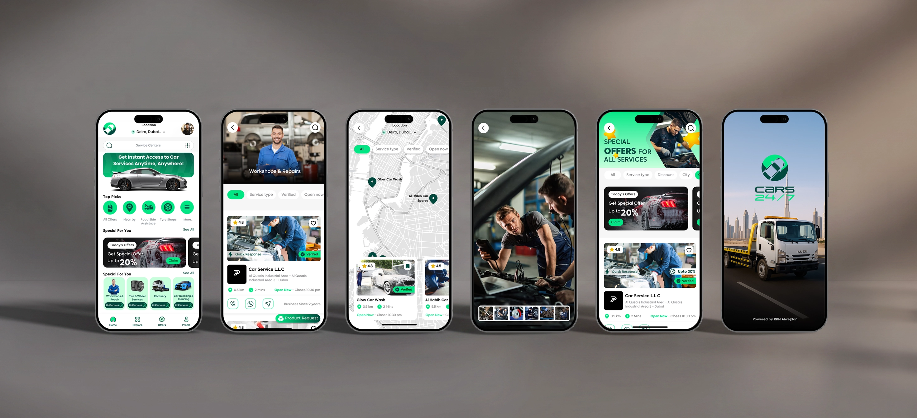 Cars 24/7 app experience